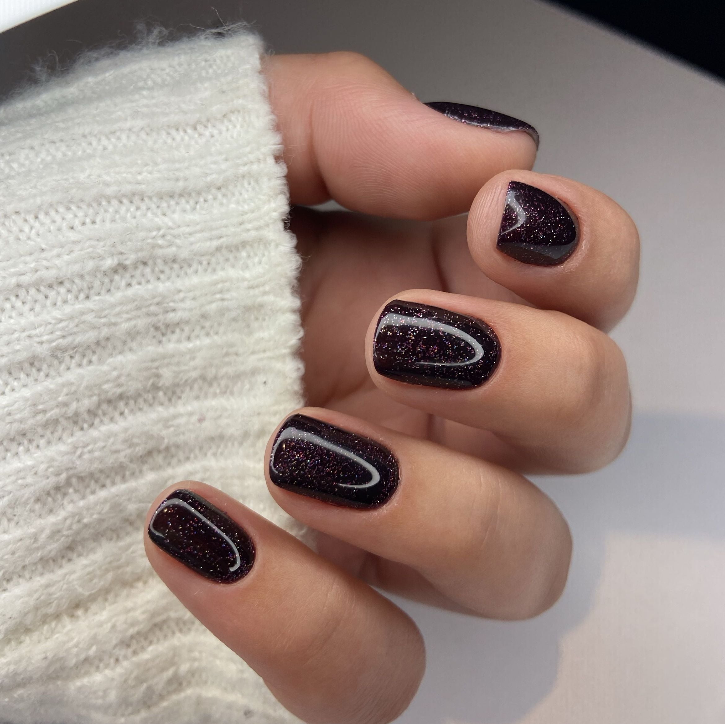 Russian manicure example 3 at Salon One Belfast